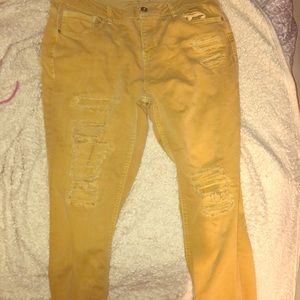 Yellow jeans